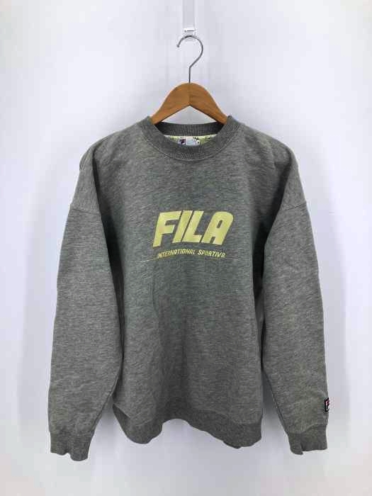 FILA（フィラ） ロゴプリントスウェットプルオーバー メンズ トップス