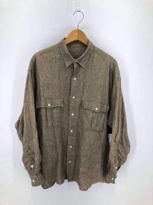 PORTER CLASSIC（ポータークラシック） ロールアップリネンシャツ メンズ トップス