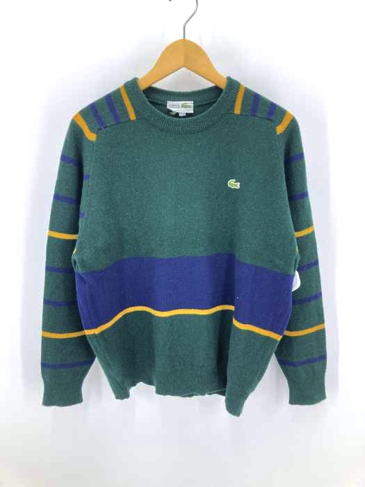 CHEMISE LACOSTE(シュミーズ ラコステ) ロゴ刺繍ニット メンズ トップス