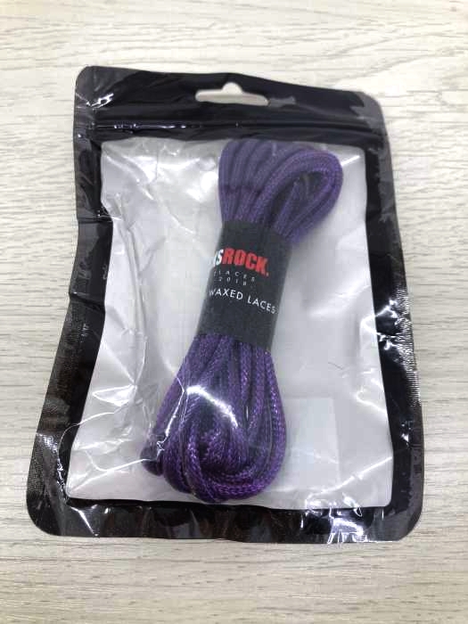 KICKSROCK（キックスロック） WAXED ROPELACES PURPLE メンズ ファッション雑貨