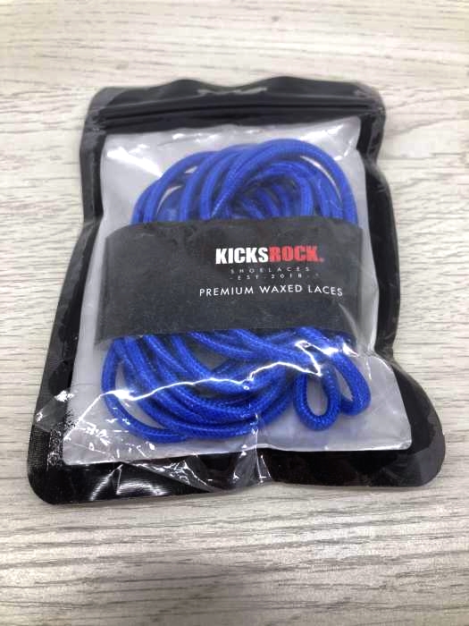 KICKSROCK（キックスロック） WAXED ROPELACES BLUE メンズ ファッション雑貨
