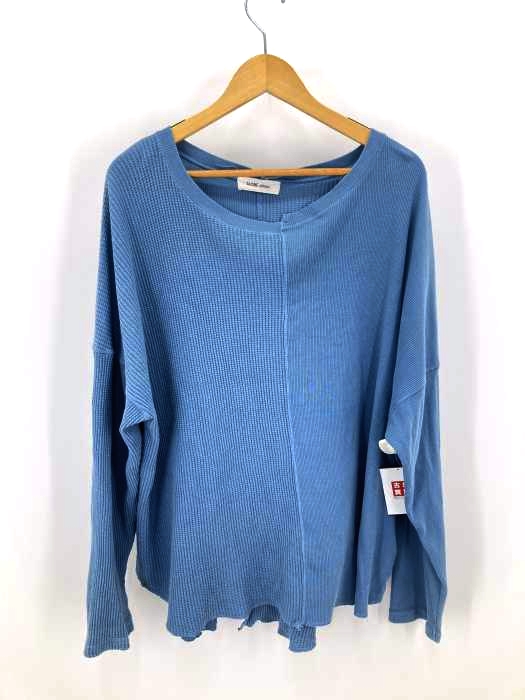 SLOBE citron（スローブシトロン） プルオーバーアシンメトリークルーネック レディース トップス