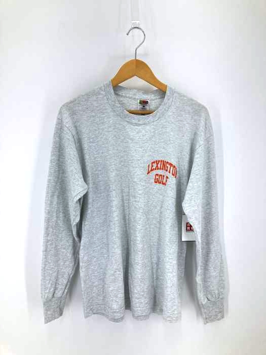 FRUIT OF THE LOOM（フルーツオブザルーム） プリントクルーネックロンスリーブTシャツ メンズ トップス