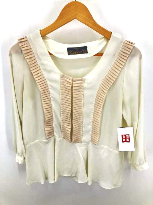 Broderie＆Co（ブロードゥリーアンドコー） 切替フリルブラウス レディース トップス