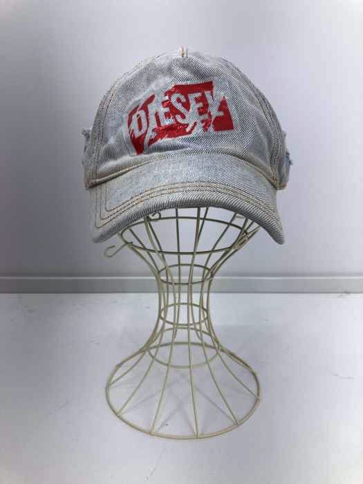 DIESEL(ディーゼル) ユーズド加工デニムキャップ メンズ 帽子