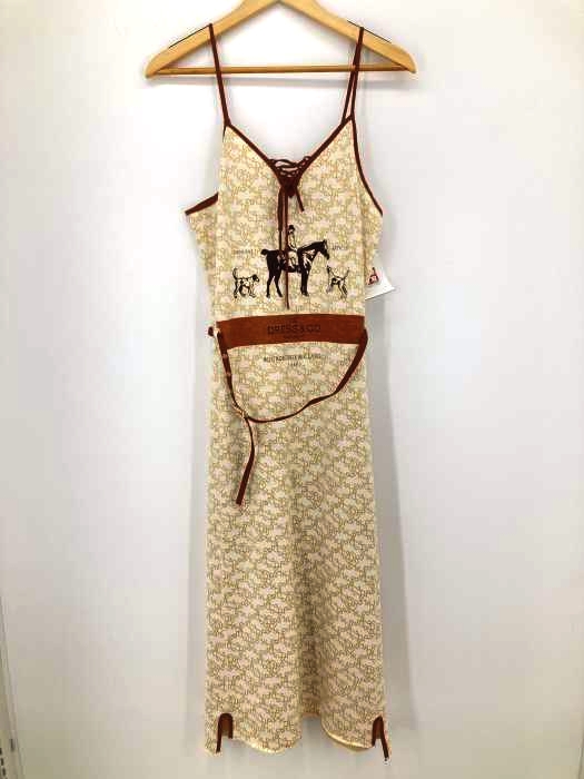 The Dress&Co. HIDEAKI SAKAGUCHI（ザドレスアンドコーヒデアキサカグチ） 総柄ウエストマークキャミソールワンピース レディース ワンピース
