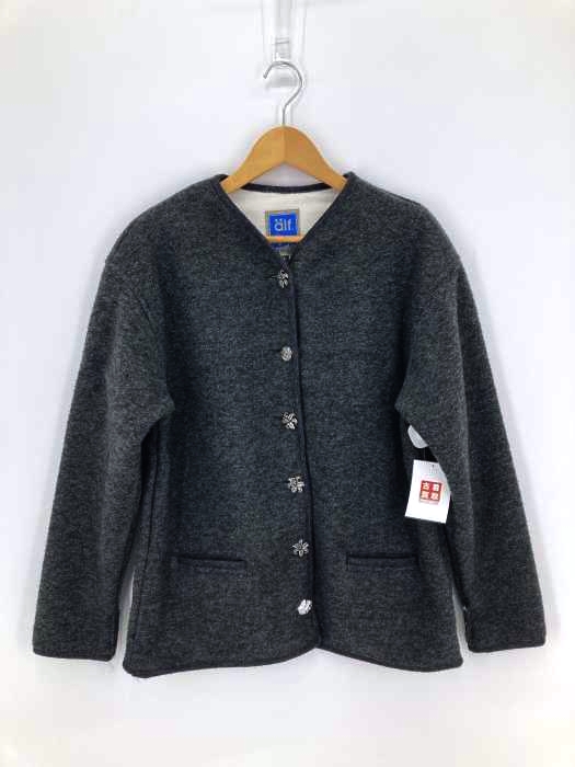 alf（アルフ） USA製 ボタンデザインノーカラージャケット レディース アウター