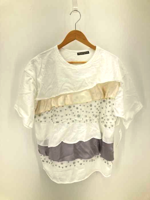 FRAPBOIS（フラボア） フロントフリルデザインTシャツ レディース トップス