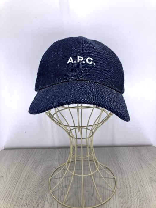 A.P.C.（アーペーセー） 刺繍デニム6パネルキャップ メンズ 帽子