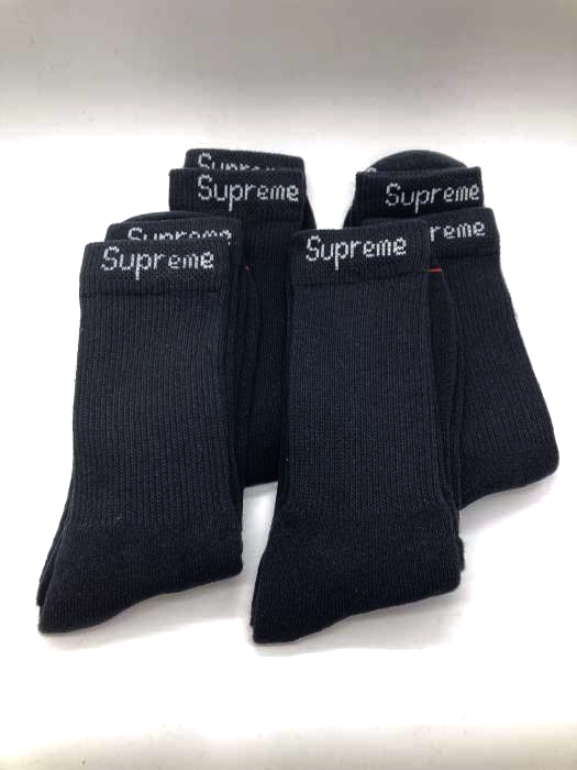 Supreme（シュプリーム） Crew Socks (4 Pack) メンズ ファッション雑貨