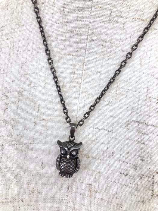 USED古着(ユーズドフルギ) 925 フクロウ シルバーネックレス メンズ アクセサリー