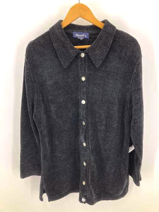Denim&Co（デニムアンドコー） アクリルシャツ メンズ トップス