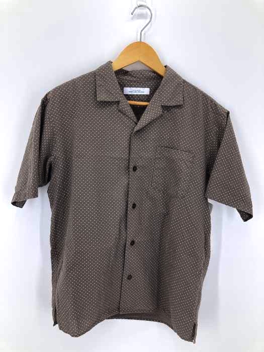 UNITED ARROWS green label relaxing（ユナイテッドアローズグリーンレーベルリラクシング） ドットサッカー ルーズオープン  半袖シャツ メンズ トップス
