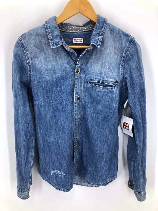 TOMMY HILFIGER DENIM（トミーヒルフィガーデニム） ボタンデニムシャツ メンズ トップス