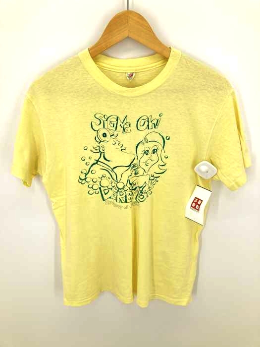 Hanes（ヘインズ） フロントデザインtシャツ オレンジタグ USA製 メンズ トップス