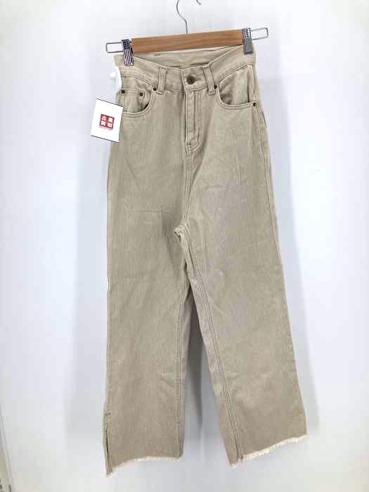 willfully（ウィルフリー） cotton bippy lace-up pants サイドスリット レディース パンツ