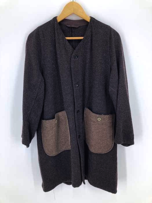USED古着（ユーズドフルギ） ノーカラー4Bコート メンズ アウター