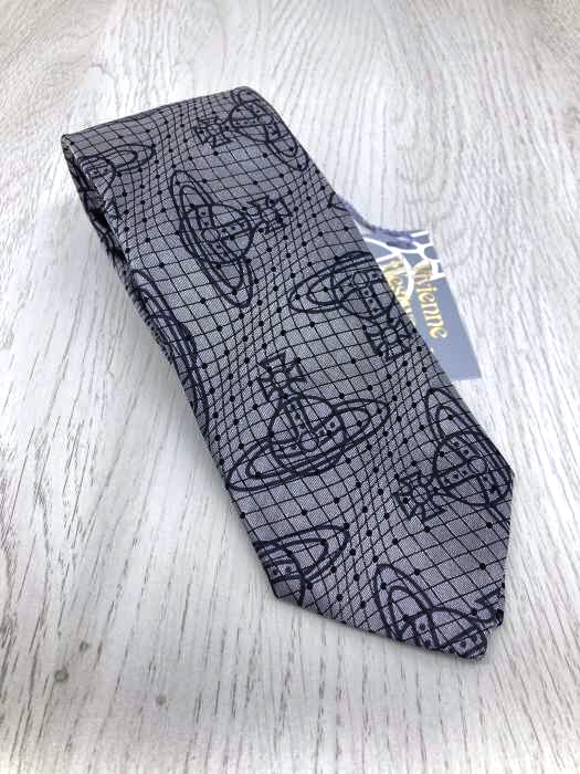 Vivienne Westwood（ヴィヴィアンウエストウッド） ロゴ総柄ネクタイ メンズ ファッション雑貨