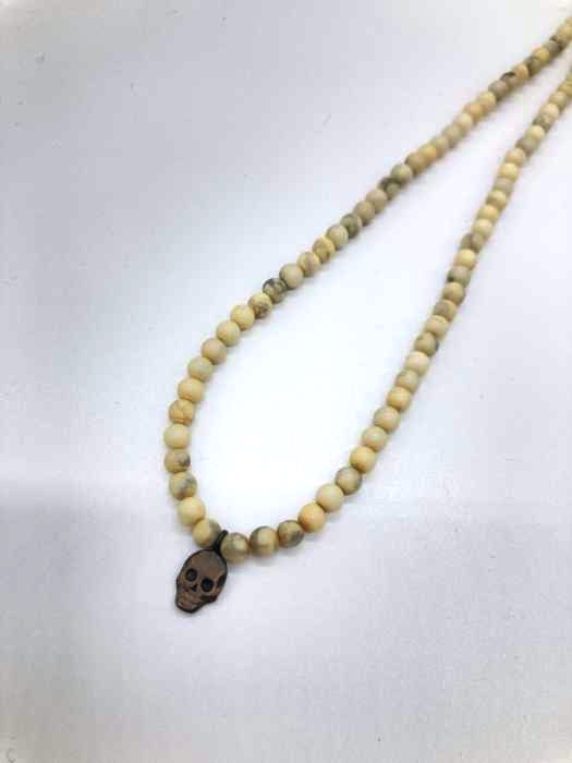 USED古着（ユーズドフルギ） スカルストーンネックレス レディース アクセサリー
