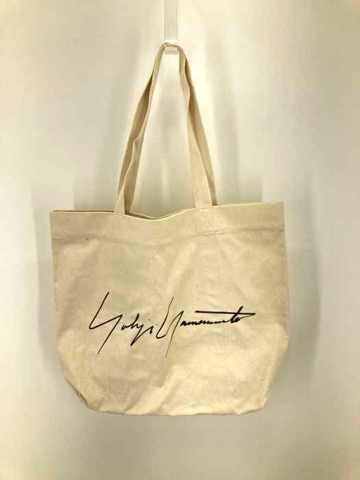 Yohji Yamamoto（ヨウジヤマモト） 青山本店限 定ノヴェルティ シグネチャーロゴキャンバストートバッグ メンズ バッグ