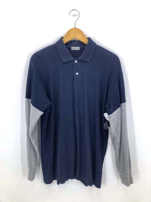 COMME des GARCONS HOMME(コムデギャルソンオム) 袖切替ロングスリーブポロ メンズ トップス
