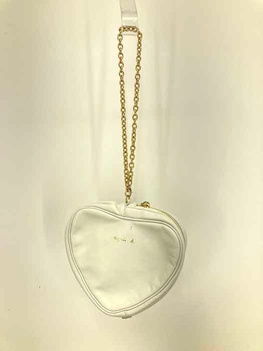 agnes b.（アニエスベー） ハート型レザーポシェット レディース ファッション雑貨