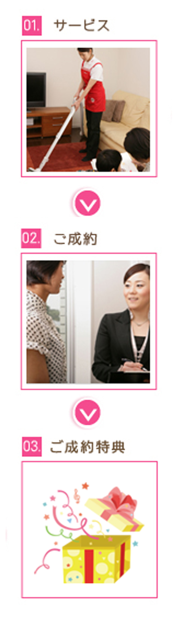 家事代行ご利用例スマホ