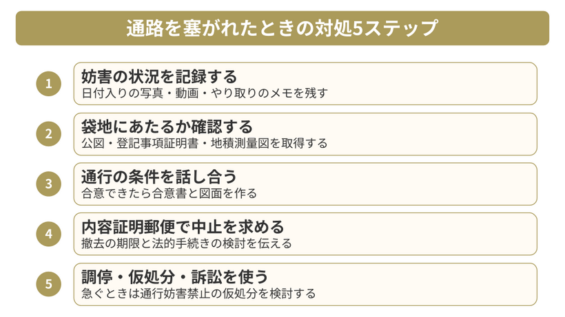 囲繞地通行権のトラブルが起きたときの対処法