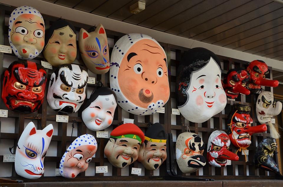 japanese traditional masks