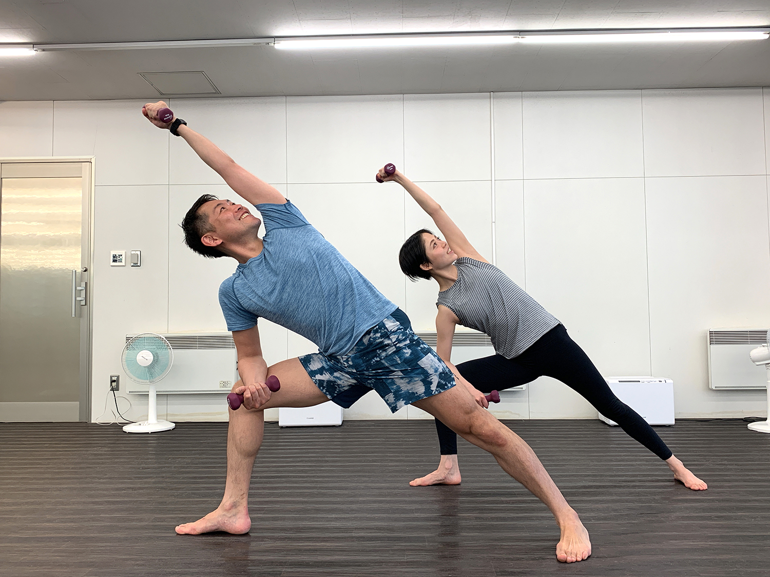 レッスン中の写真