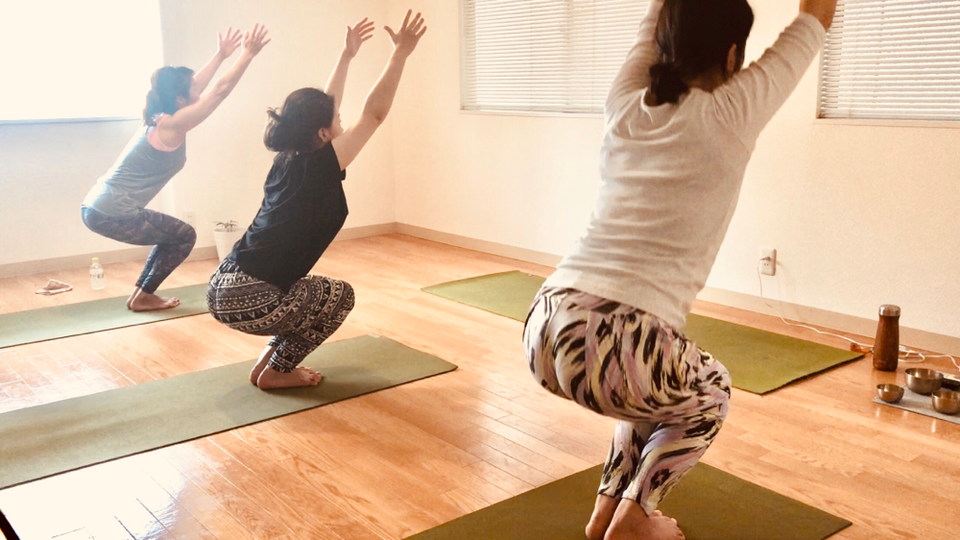 Yoga parama (ヨガパラマ)のレッスン風景1