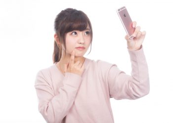 スマホ自撮り