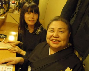 新橋の母・小田原せい先生と筆者