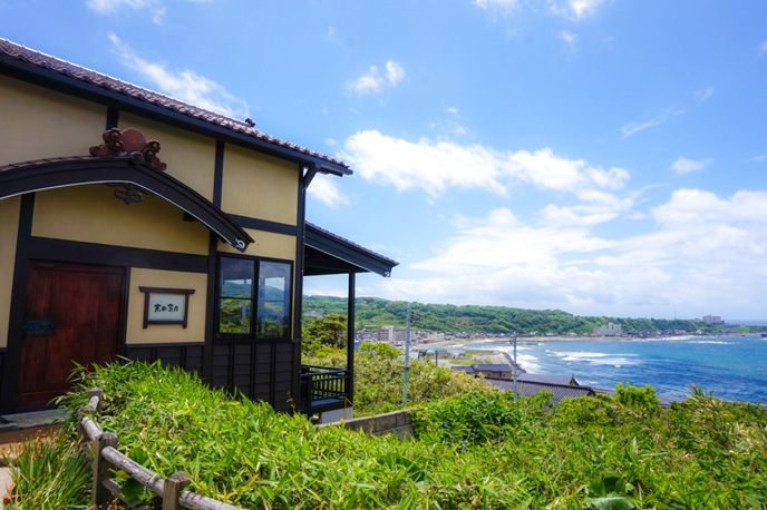 海が見える古民家カフェ、京町茶屋