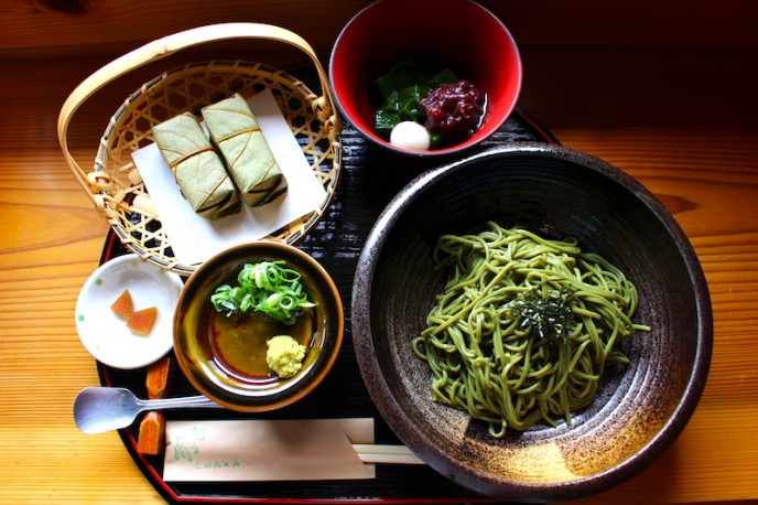 「茶そば・冷セット」1,450円