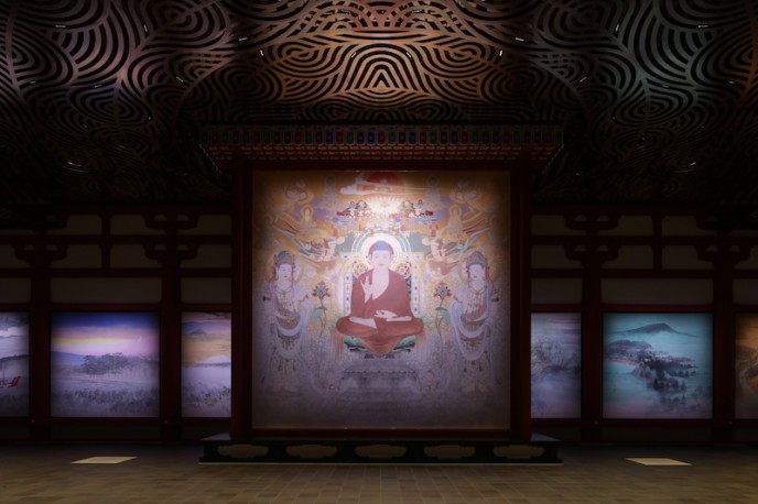 薬師寺 食堂の中の様子