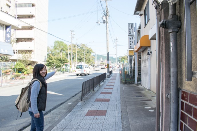 「あ、川が見えた!」