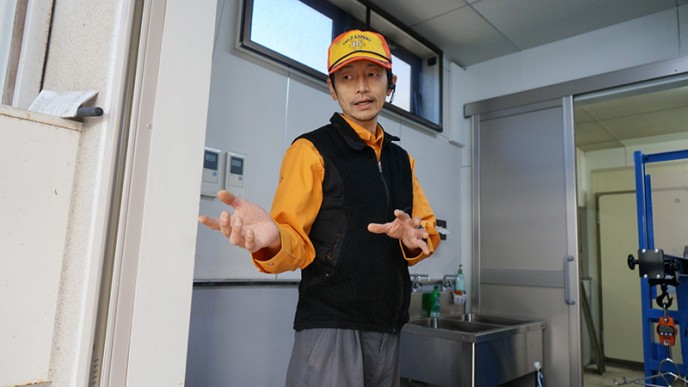 解体処理場なども見学させてもらえます