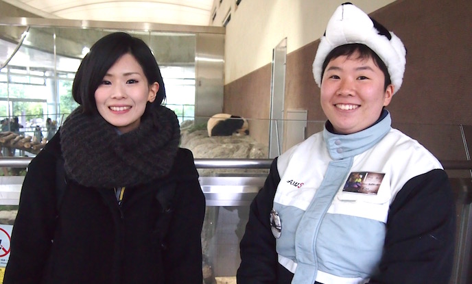 パンダ飼育スタッフの中谷さん