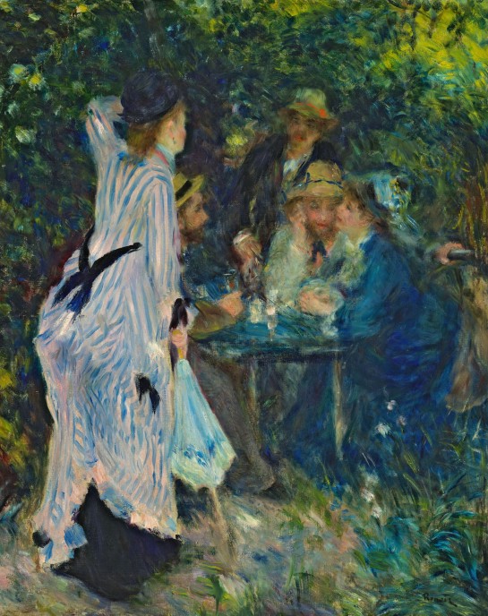 ピエール=オーギュスト・ルノワール 《庭にて、ムーラン・ド・ラ・ギャレットの木陰》 1876年 © The Pushkin State Museum of Fine Arts, Moscow.