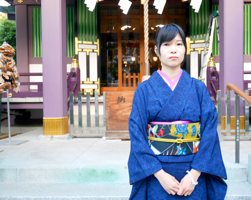 参拝者・榎本さん