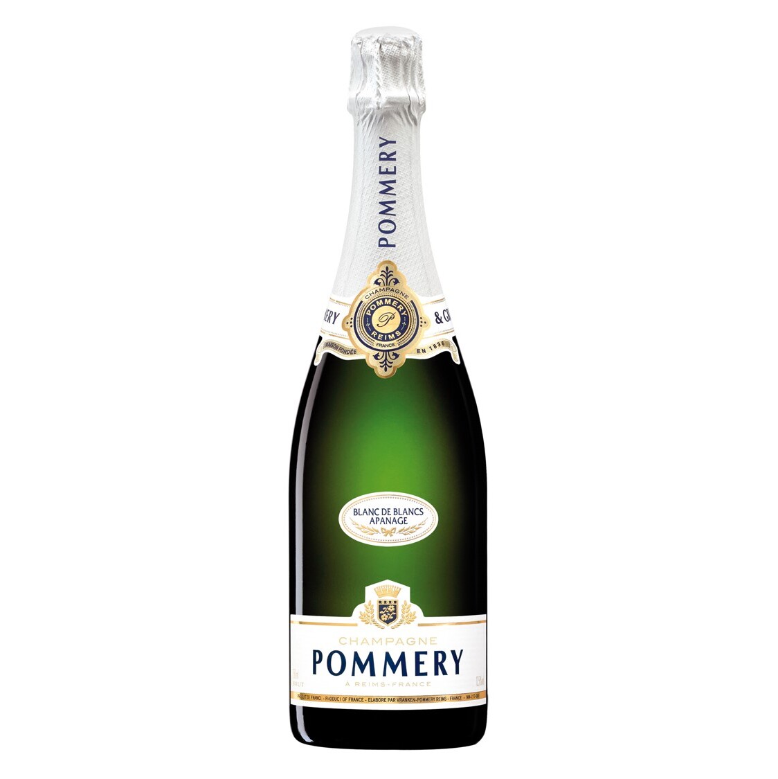 ポメリー アパナージュ ブラン・ド・ブラン750ml×6本セット Pommery Apanage Blanc de Blancs ×6寺田