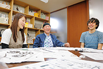 3人の写真