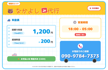 なかよしＪｒ代行