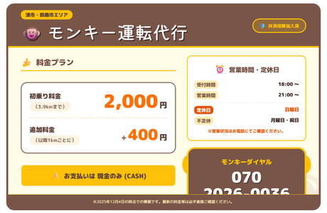 モンキー運転代行