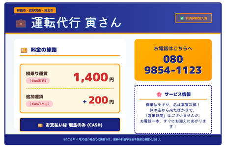 運転代行寅さん