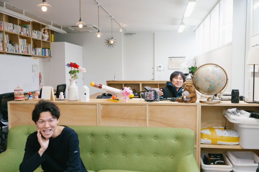 シェアオフィスの仲間、キヨヒサさん。