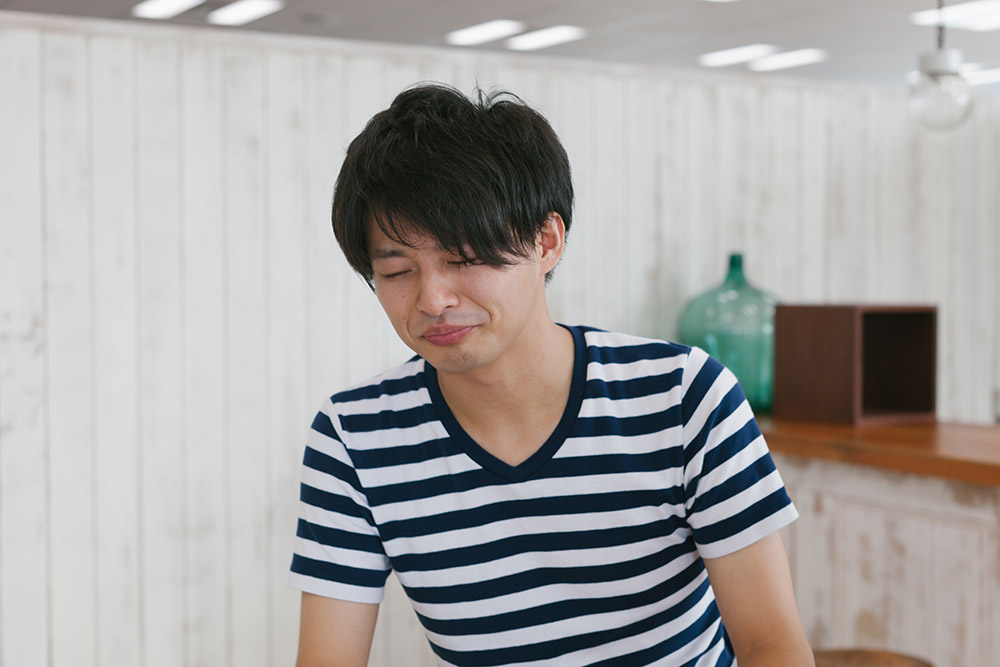 いきなりおじいちゃんみたいな顔に!
