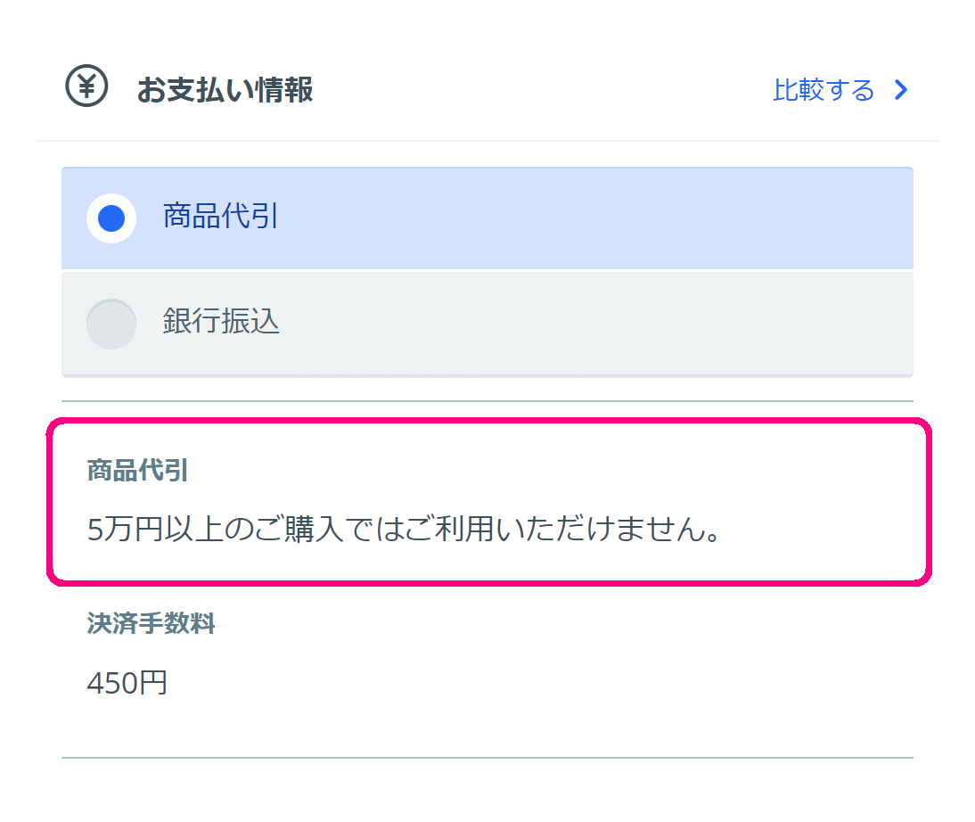 実際のカート画面(新しいショッピングカート)
