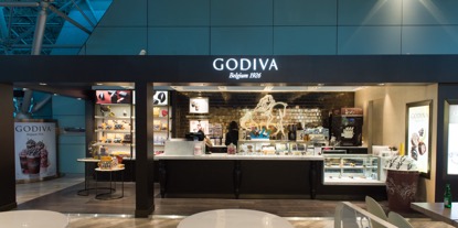 桃園機場美食餐廳:桃園國際機場第二航廈GODIVA